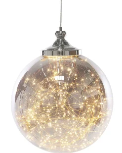 Lampadario BENI Vetro Argento