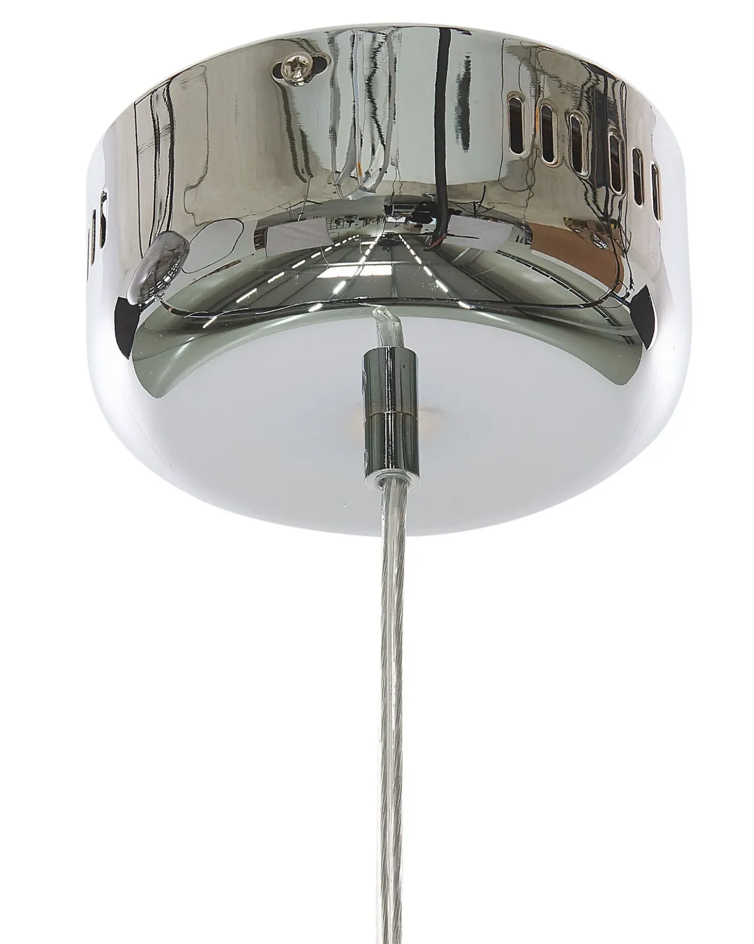 Lampadario BENI Vetro Argento