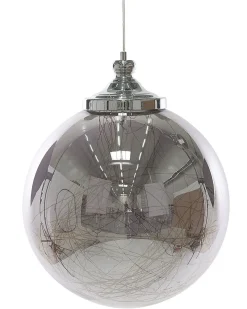 Lampadario BENI Vetro Argento
