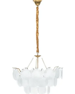 Lampadario BIGOTE Vetro Ottone