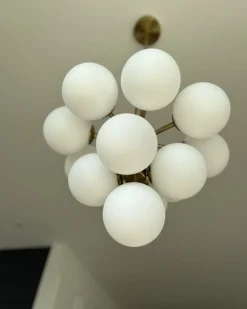Lampadario BIRRIE Metallo Ottone