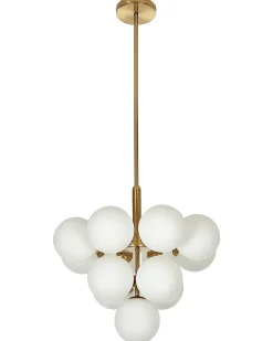 Lampadario BIRRIE Metallo Ottone
