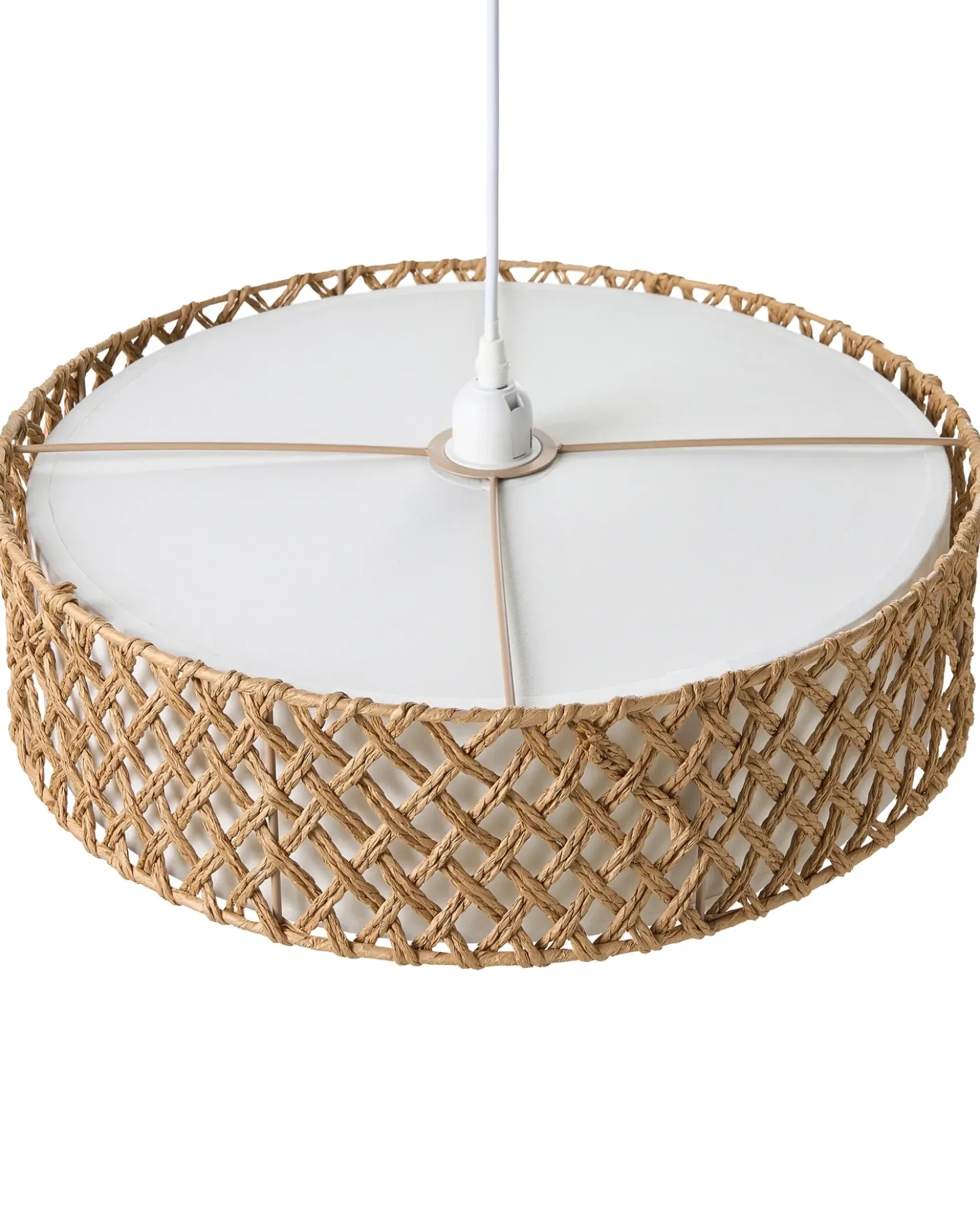 Lampadario BLONDIN Corda di carta Naturale