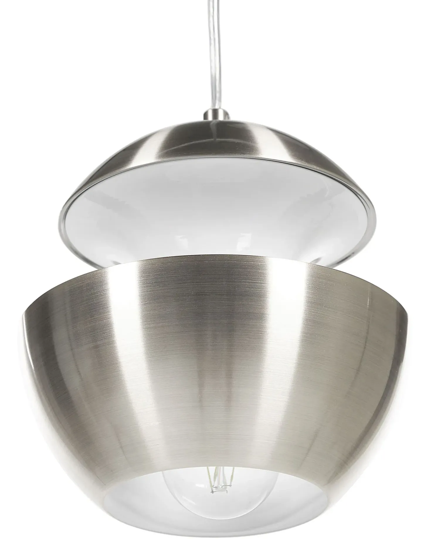 Lampadario BOJANA Metallo Argento