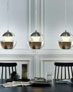Lampadario BOJANA Metallo Argento