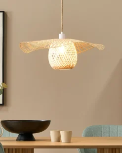 Lampadario BONITO Bambù Marrone chiaro