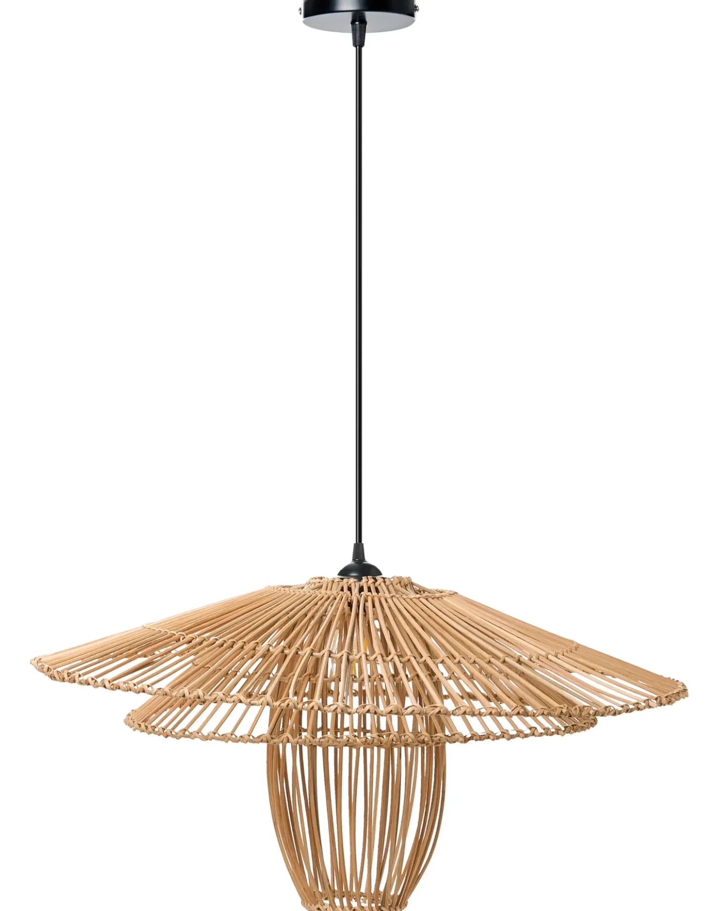 Lampadario BOTIJAS Rattan Naturale