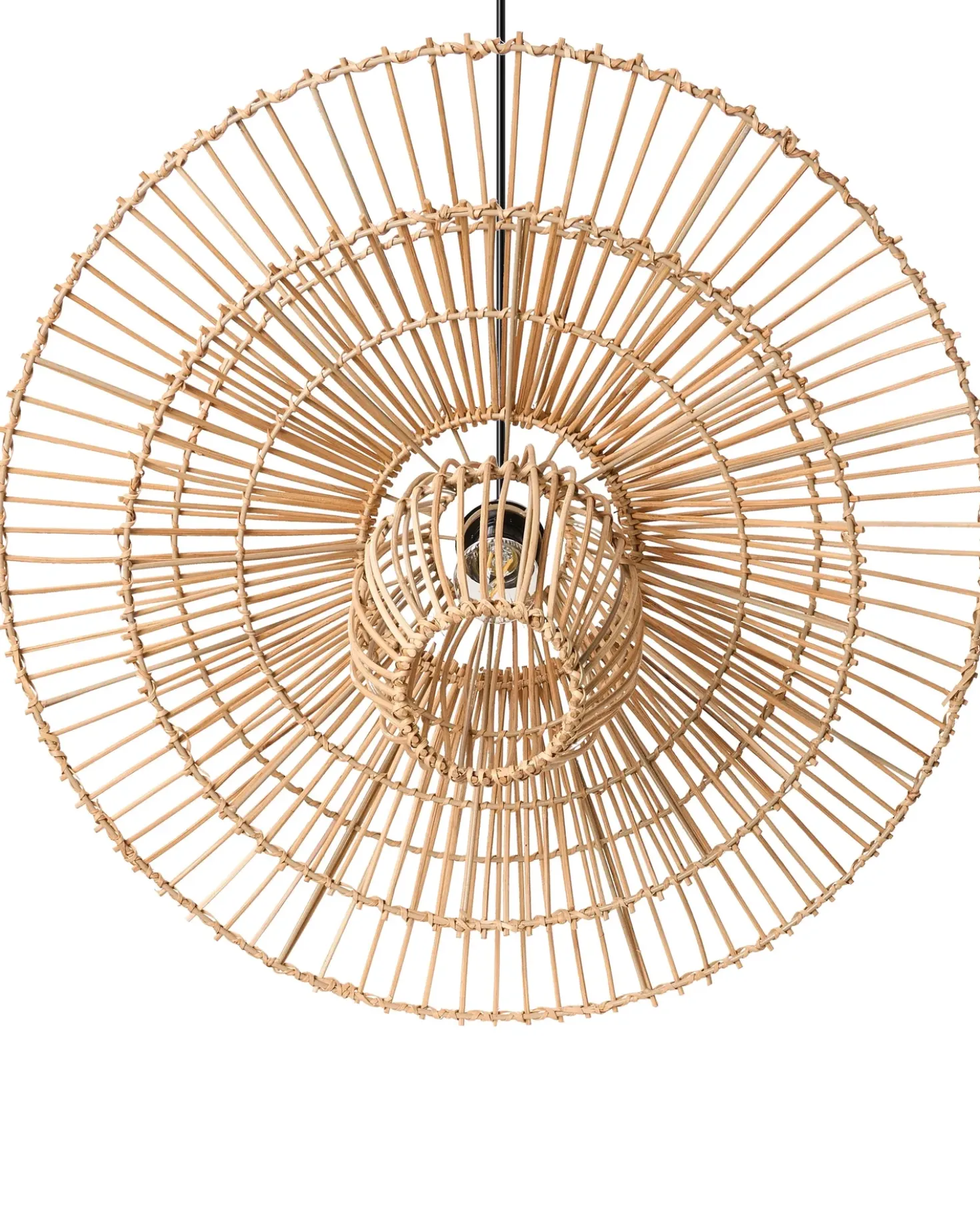 Lampadario BOTIJAS Rattan Naturale