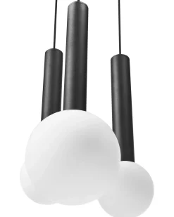 Lampadario BOUES Metallo Nero