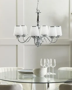 Lampadario BRADANO Metallo Argento