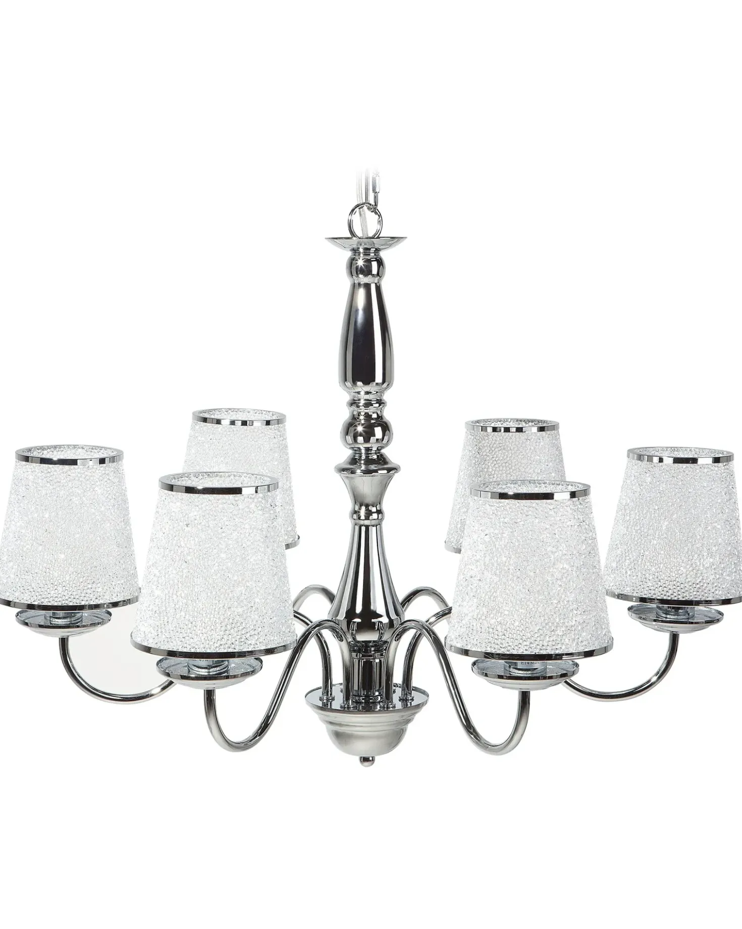 Lampadario BRADANO Metallo Argento