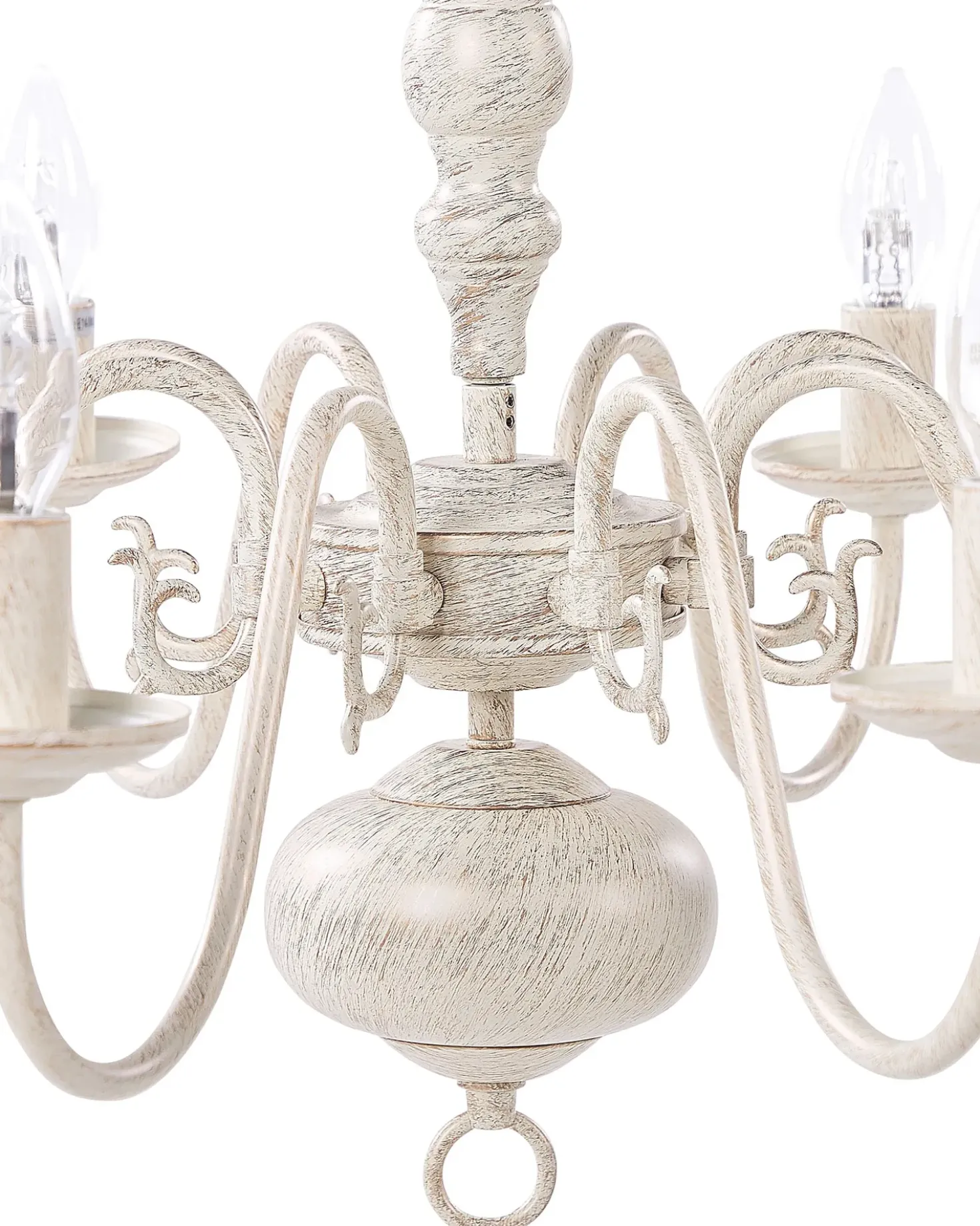 Lampadario BRITHON Metallo Bianco