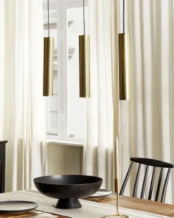 Lampadario BROSNA Metallo Ottone