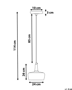 Lampadario BURANO Cemento Bianco