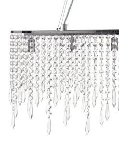 Lampadario CALVELLE Cristallo Argento