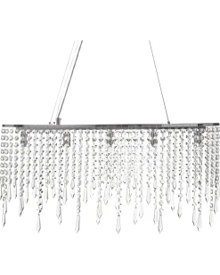Lampadario CALVELLE Cristallo Argento