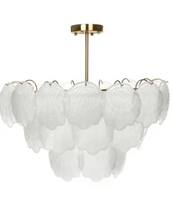 Lampadario CAPLINA Vetro Ottone