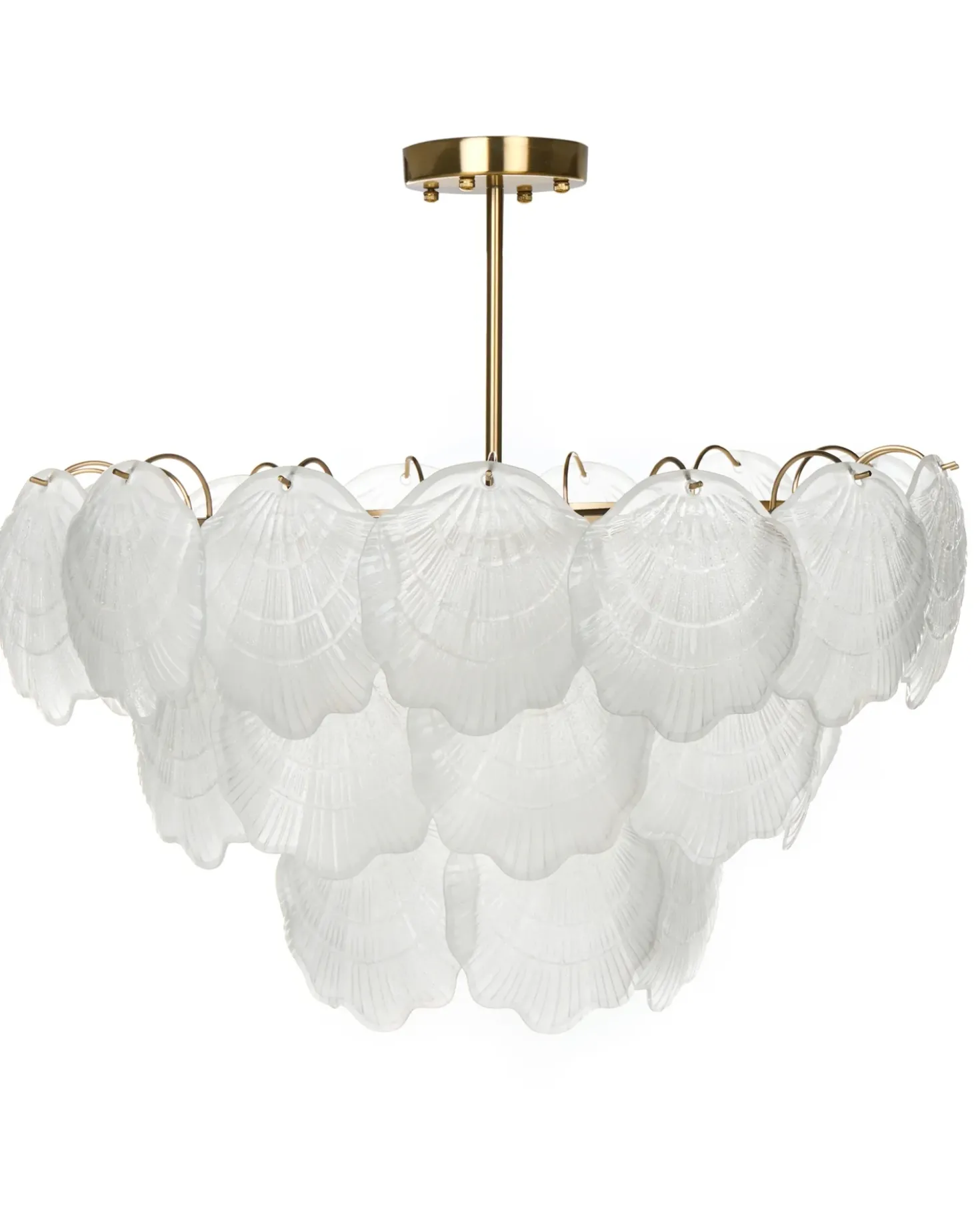 Lampadario CAPLINA Vetro Ottone