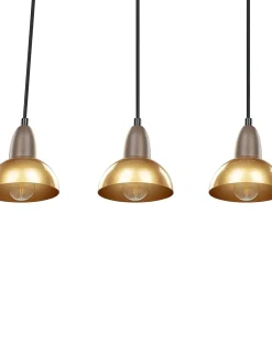 Lampadario CASTALY Metallo Ottone