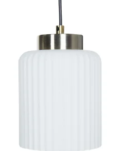 Lampadario CAUDELO Metallo Nero/Bianco