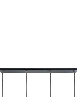 Lampadario CAUDELO Metallo Nero/Bianco