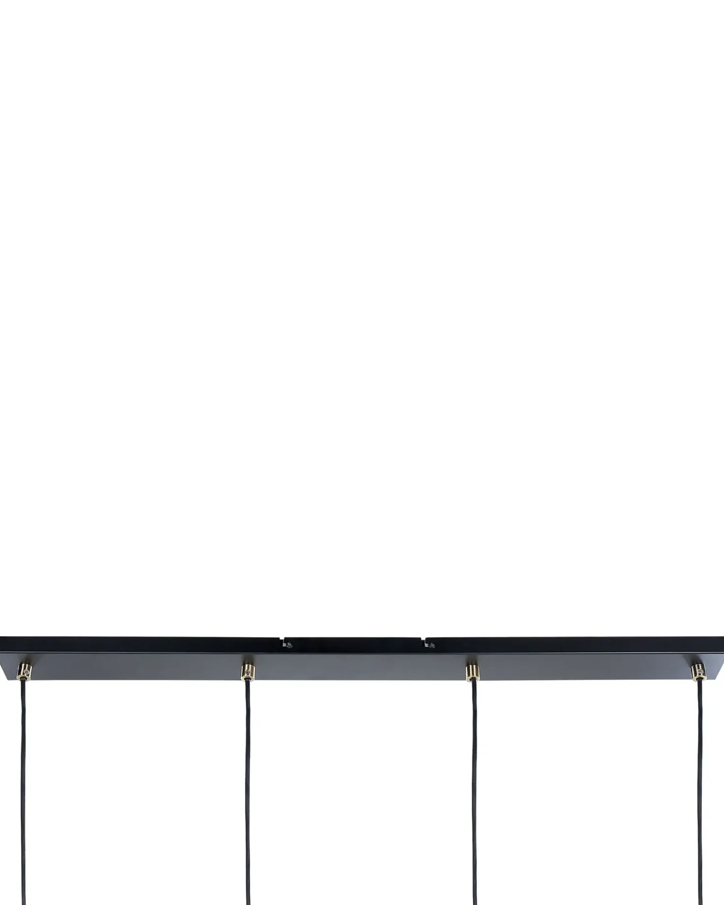 Lampadario CAUDELO Metallo Nero/Bianco