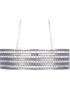 Lampadario CAVONE Cristallo Argento
