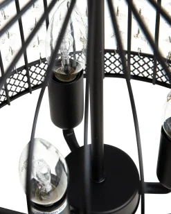 Lampadario CELON Metallo Nero