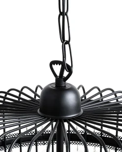 Lampadario CELON Metallo Nero