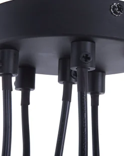 Lampadario CESTOS Metallo Nero