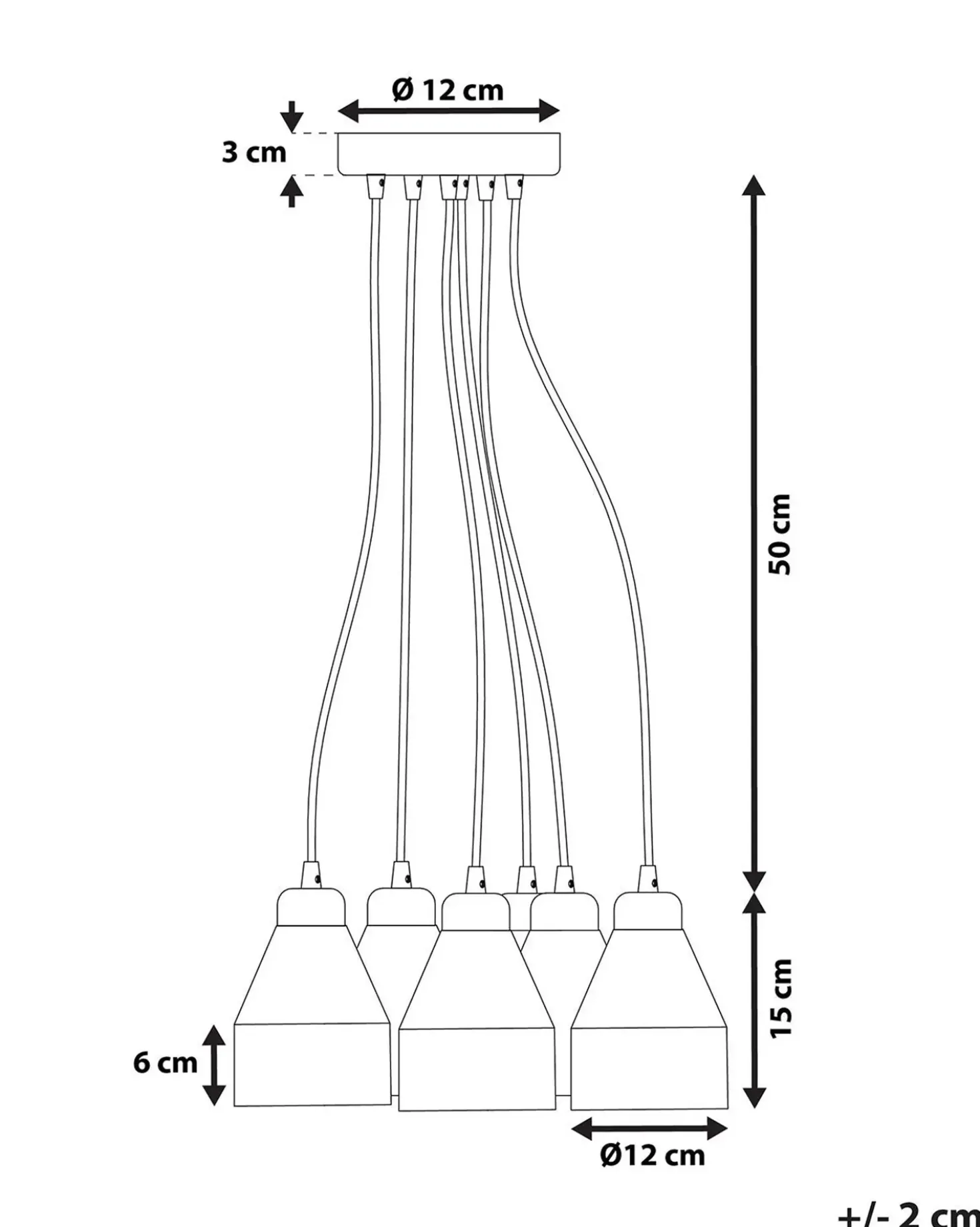 Lampadario CESTOS Metallo Nero