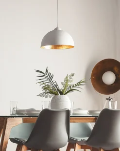 Lampadario CETINA Metallo Bianco