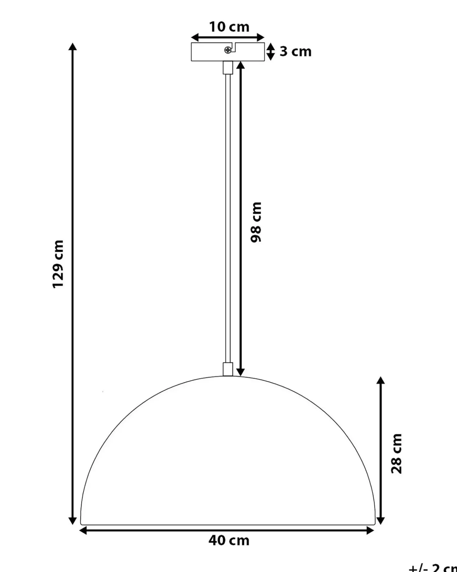Lampadario CETINA Metallo Bianco
