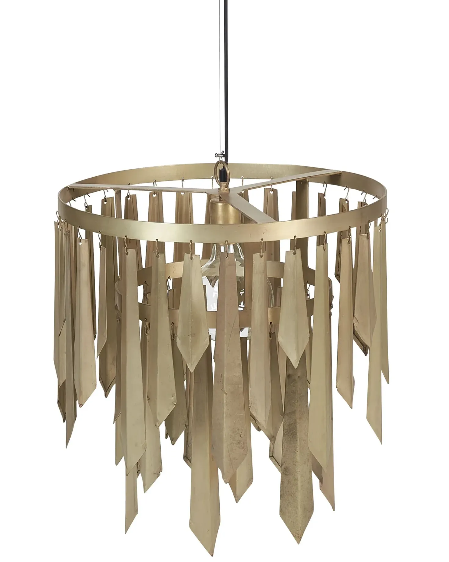 Lampadario CHAMBAL Metallo Ottone