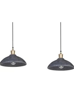 Lampadario CHEYYAR Legno di mango Nero