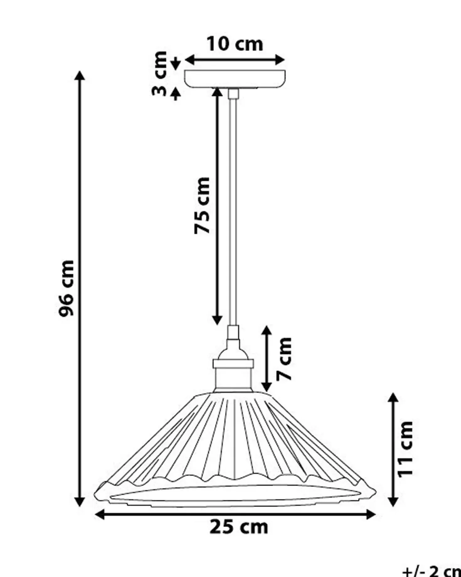 Lampadario COLORADO Vetro Trasparente