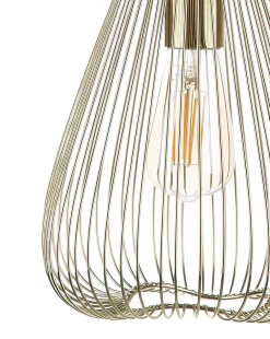Lampadario CONCA Metallo Oro