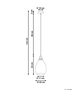 Lampadario COOSA Vetro Trasparente
