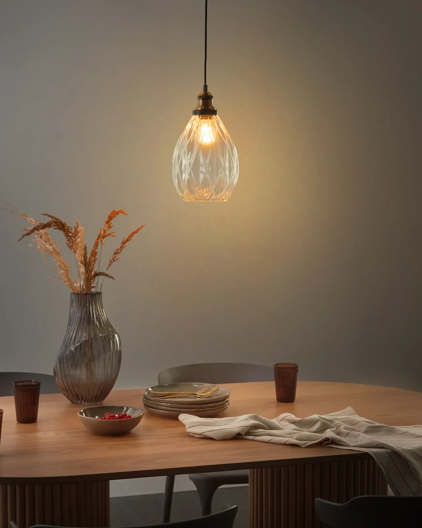 Lampadario COOSA Vetro Trasparente