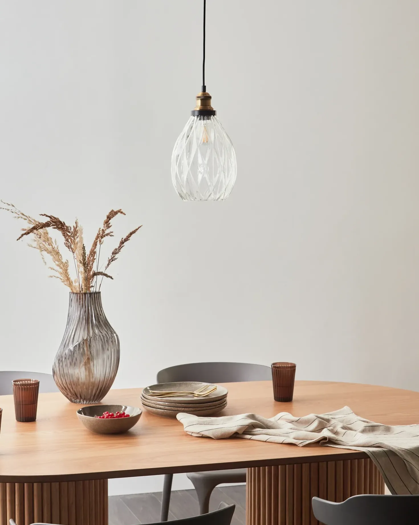 Lampadario COOSA Vetro Trasparente