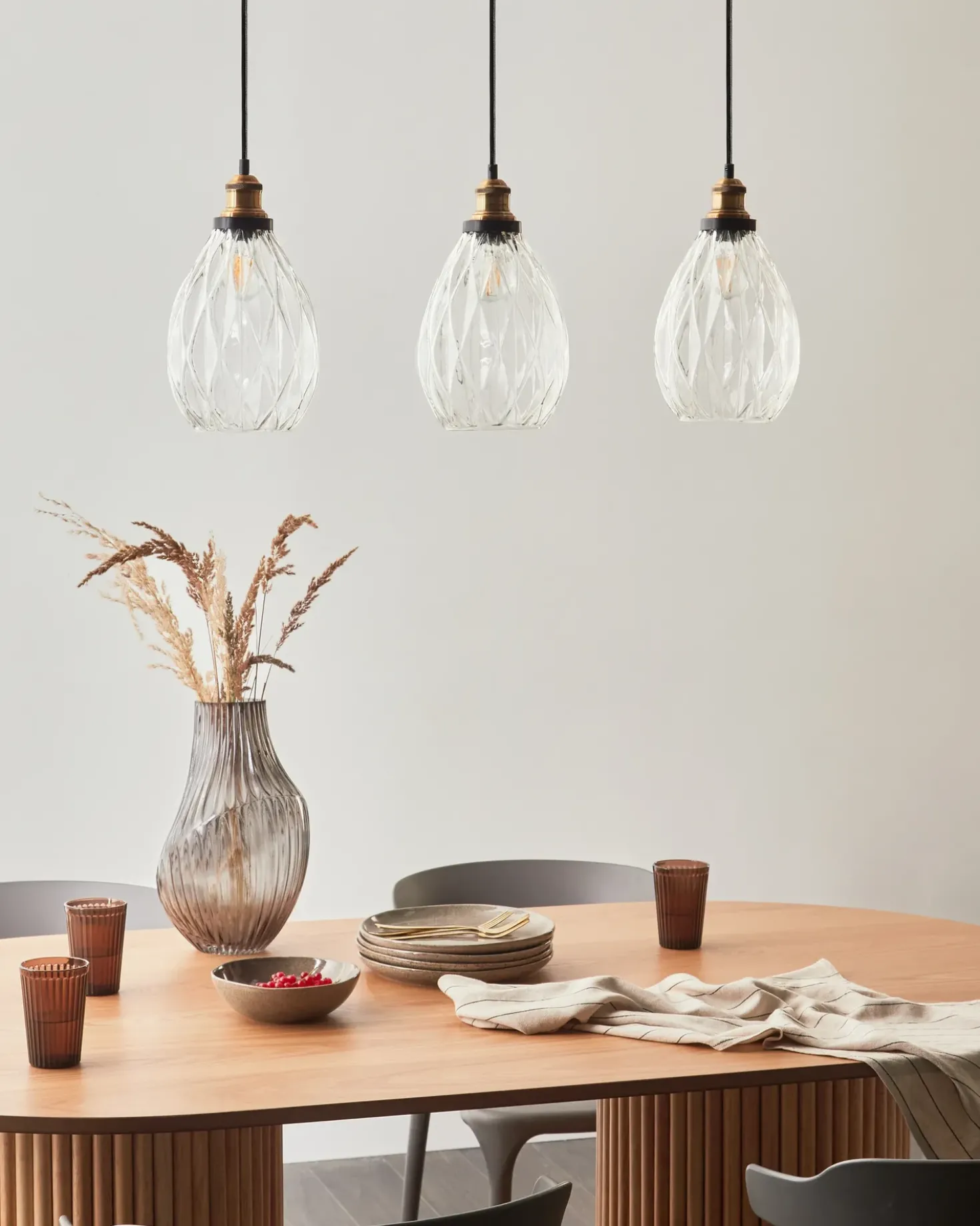 Lampadario COOSA Vetro Trasparente