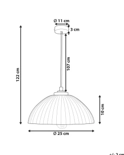 Lampadario COTTICA Cartapesta Bianco