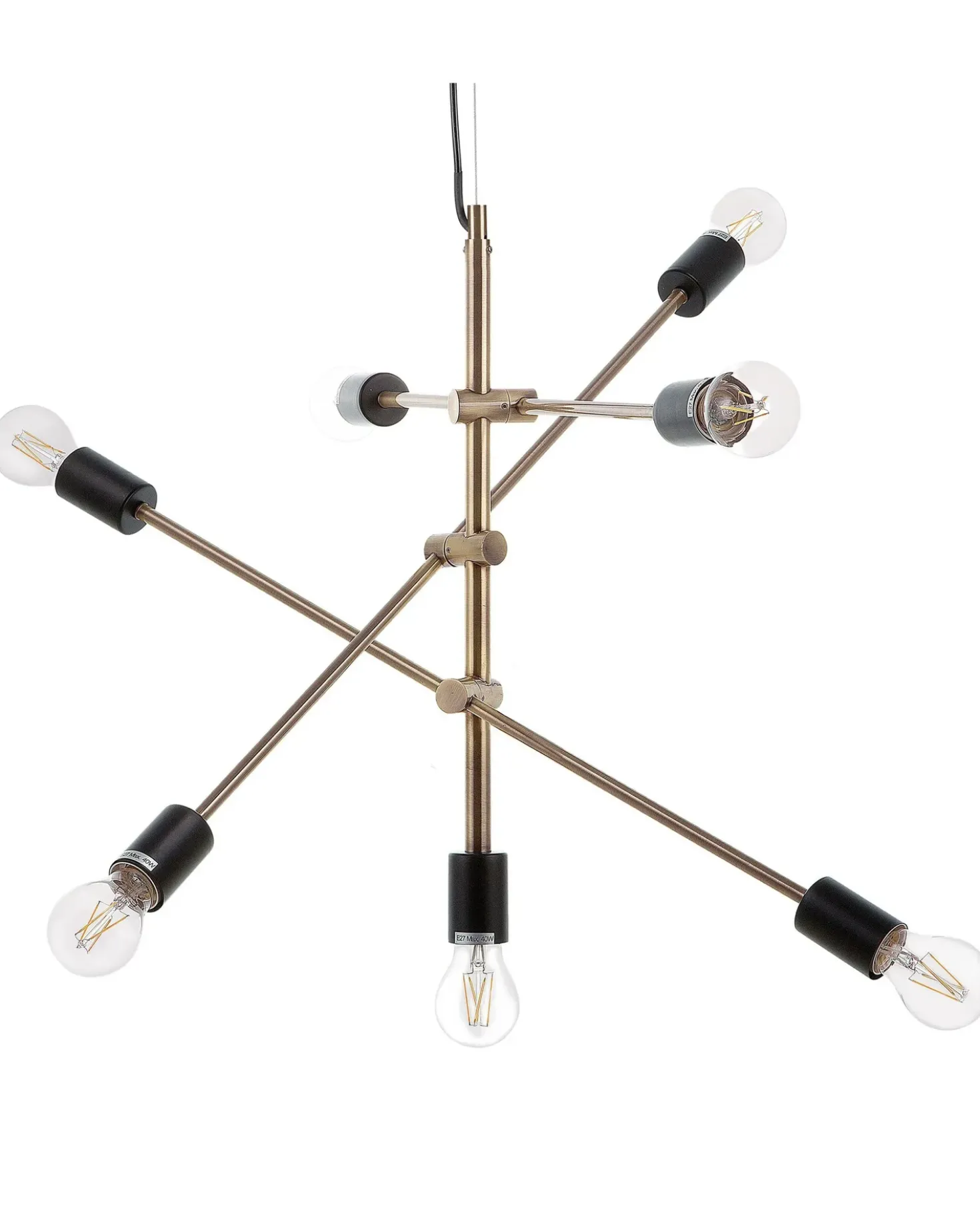Lampadario CREMERA Metallo Ottone