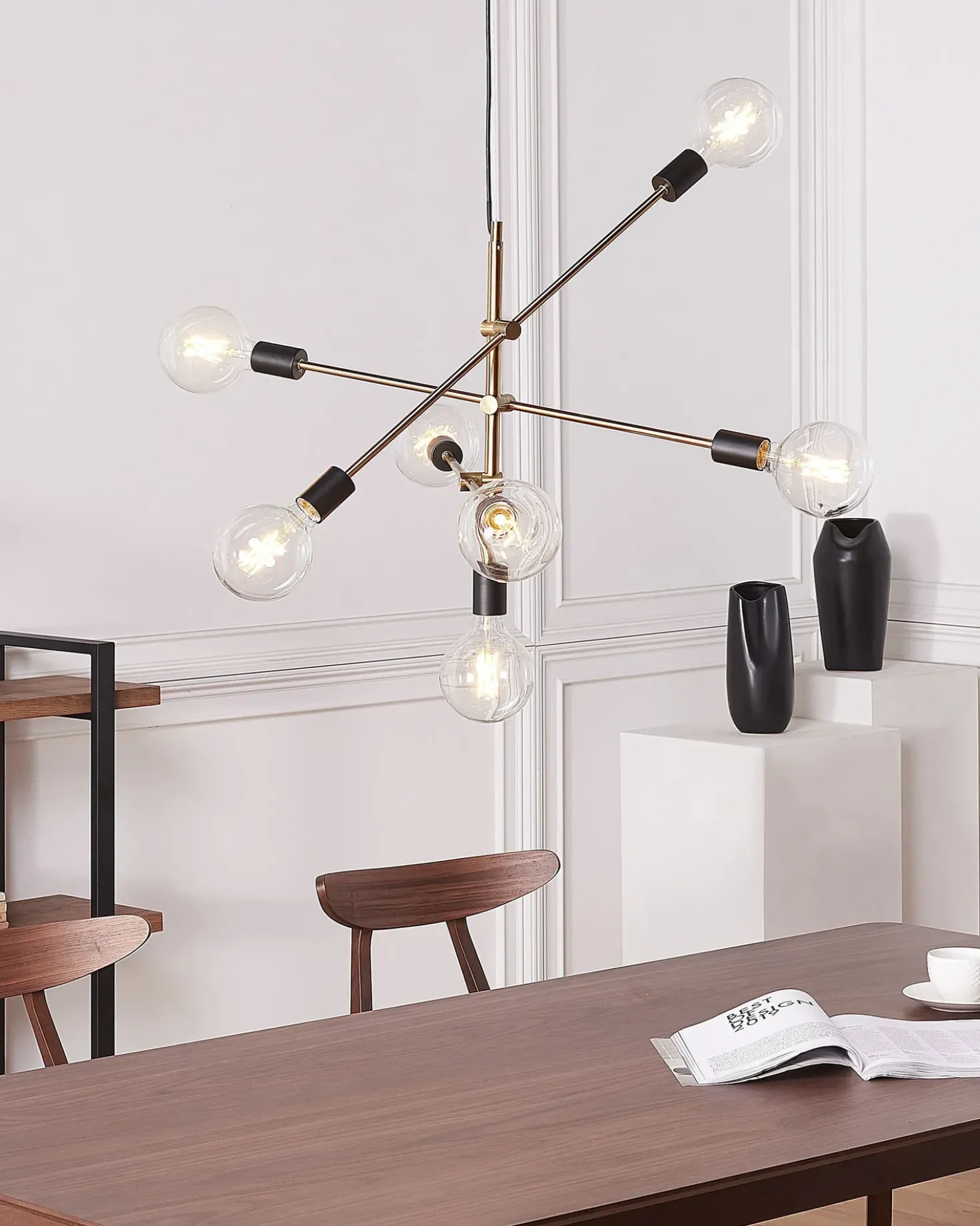 Lampadario CREMERA Metallo Ottone