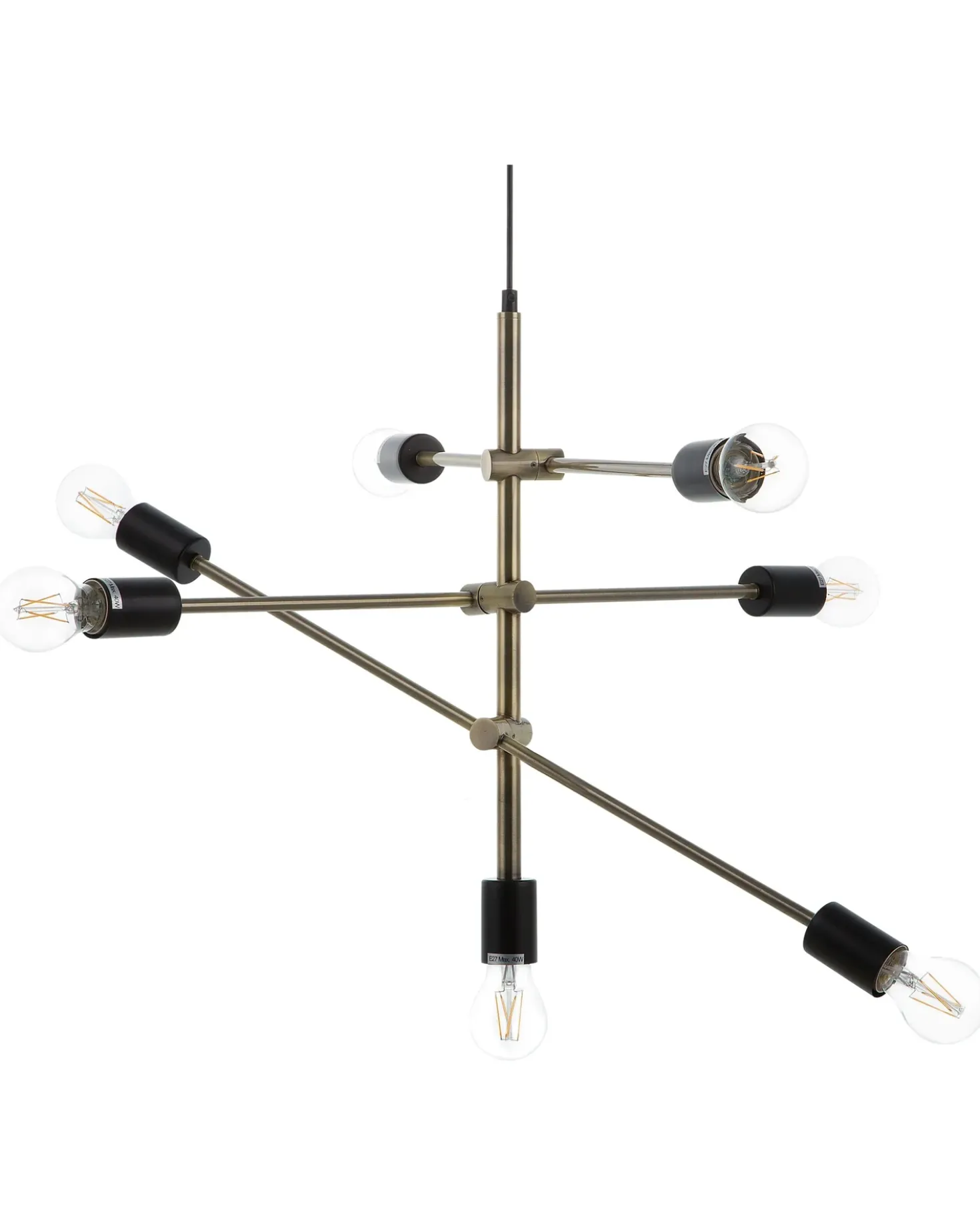Lampadario CREMERA Metallo Ottone