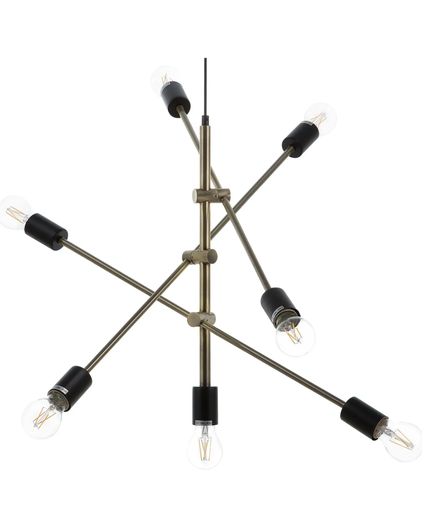 Lampadario CREMERA Metallo Ottone