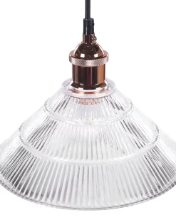 Lampadario CURONE Vetro Rame