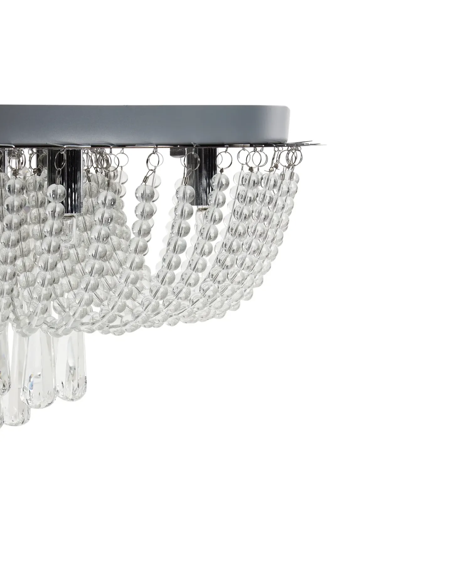 Lampadario DORNAS Cristallo Argento