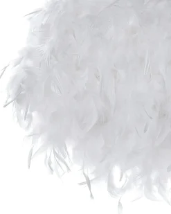 Lampadario DRAVA Piume Bianco