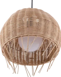 Lampadario DRINO Rattan Marrone chiaro